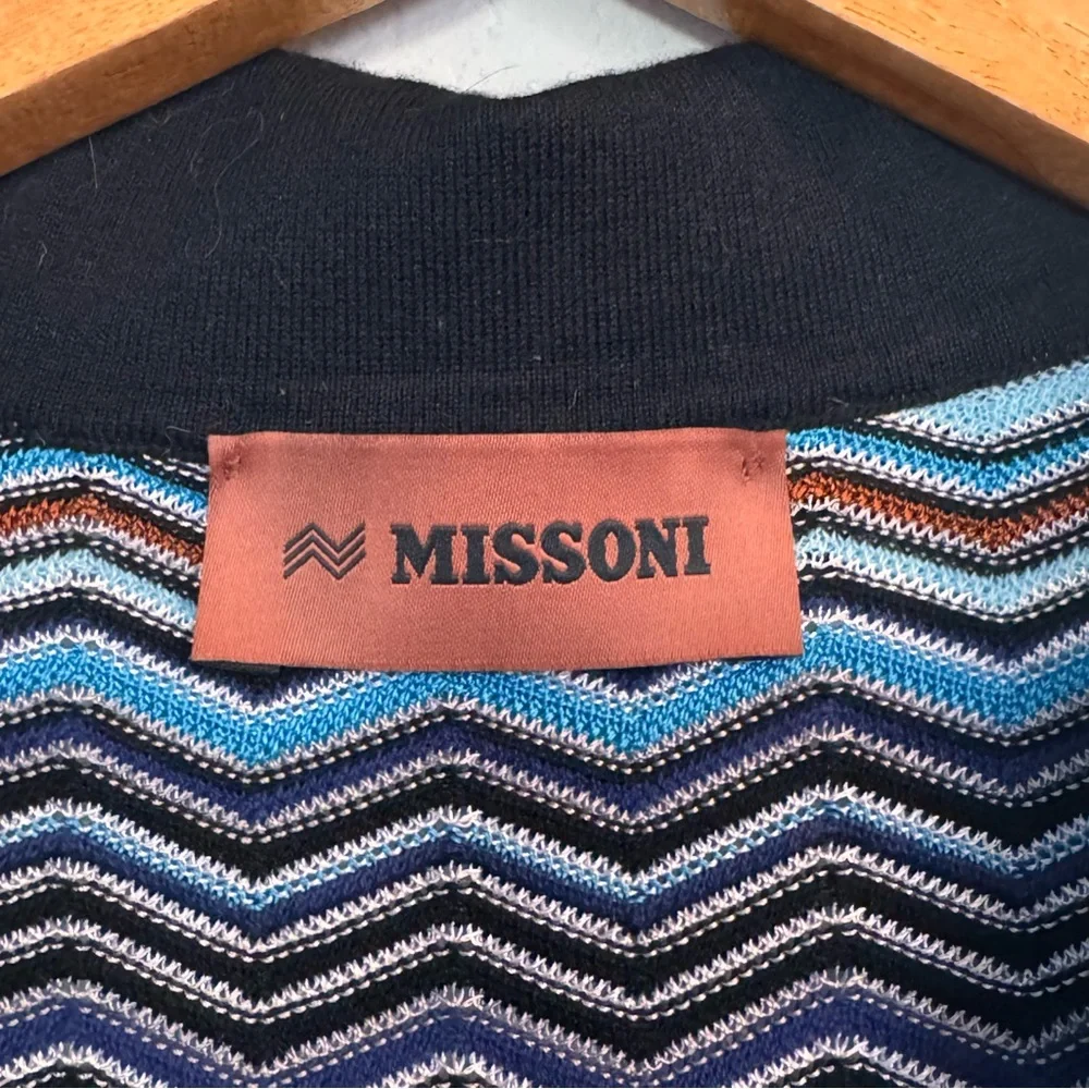 MISSONI Zig-Zag Knit Midi Dress Size Medium 38 (2) - Picture 6 of 8